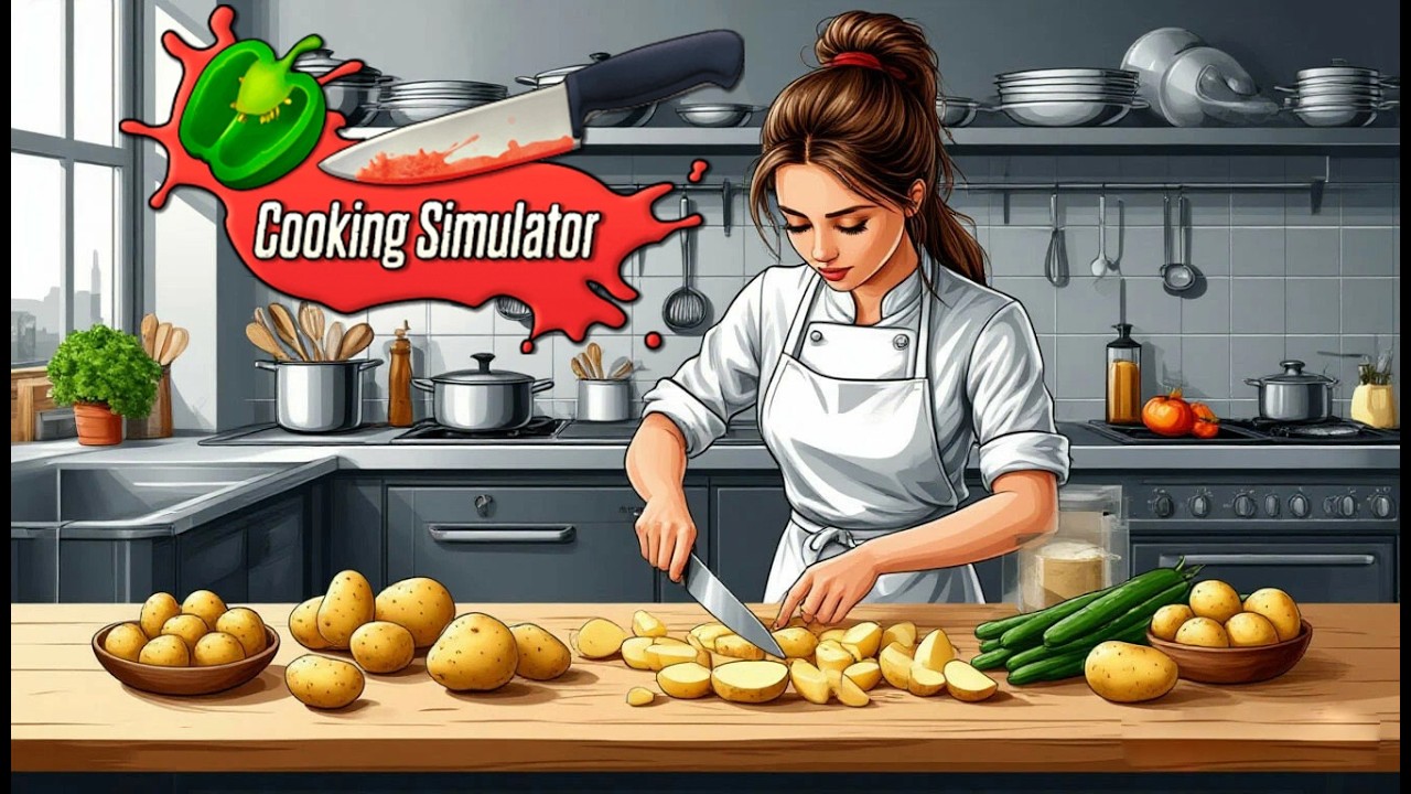Новый борщ и много картошки! #13 Cooking Simulator