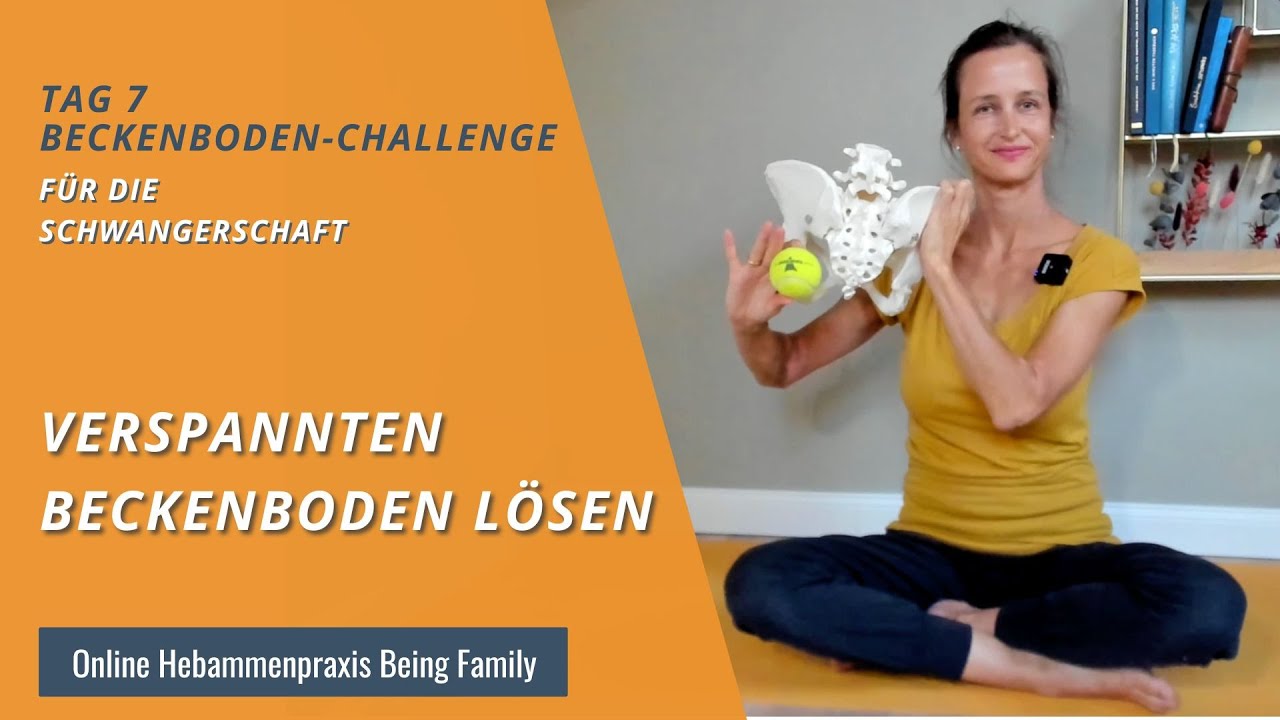 Verspannten Beckenboden lösen.