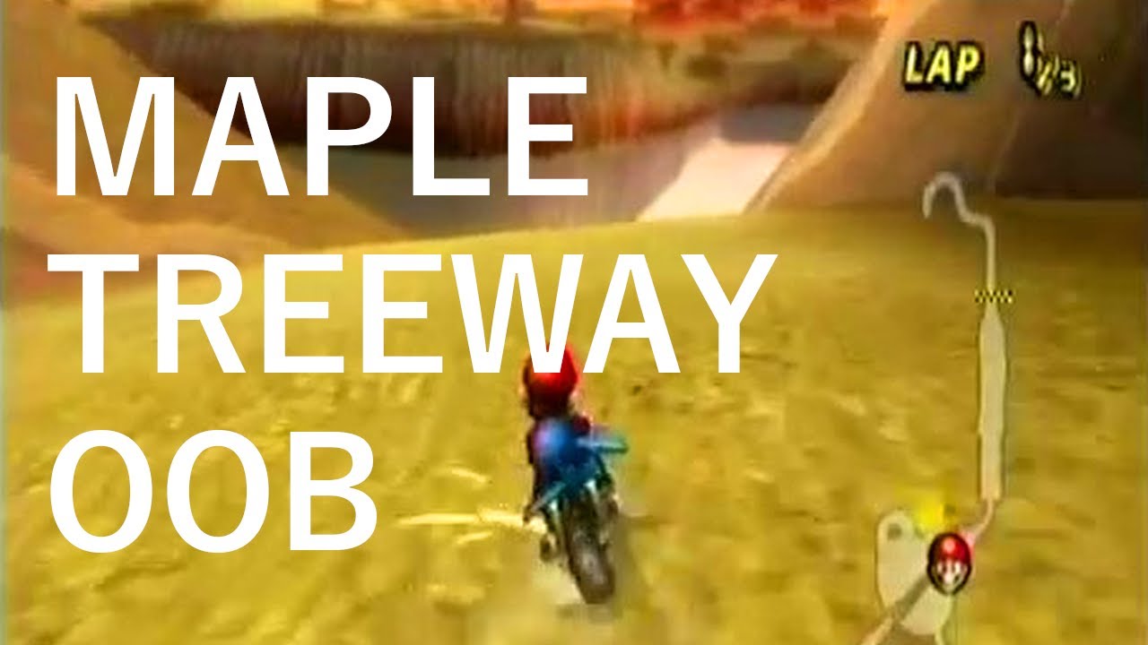 Mario Kart Wii - Maple Treeway Out of Bounds Glitch