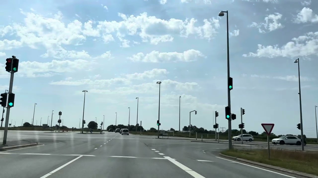 Driving in Denmark 🇩🇰 | Countryside | Beach | Aarhus