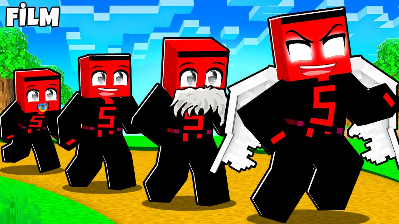 DOĞUMDAN ÖLÜMSÜZLÜĞE NİNJA SAMET PARLAK OLUYORUM !! - Minecraft