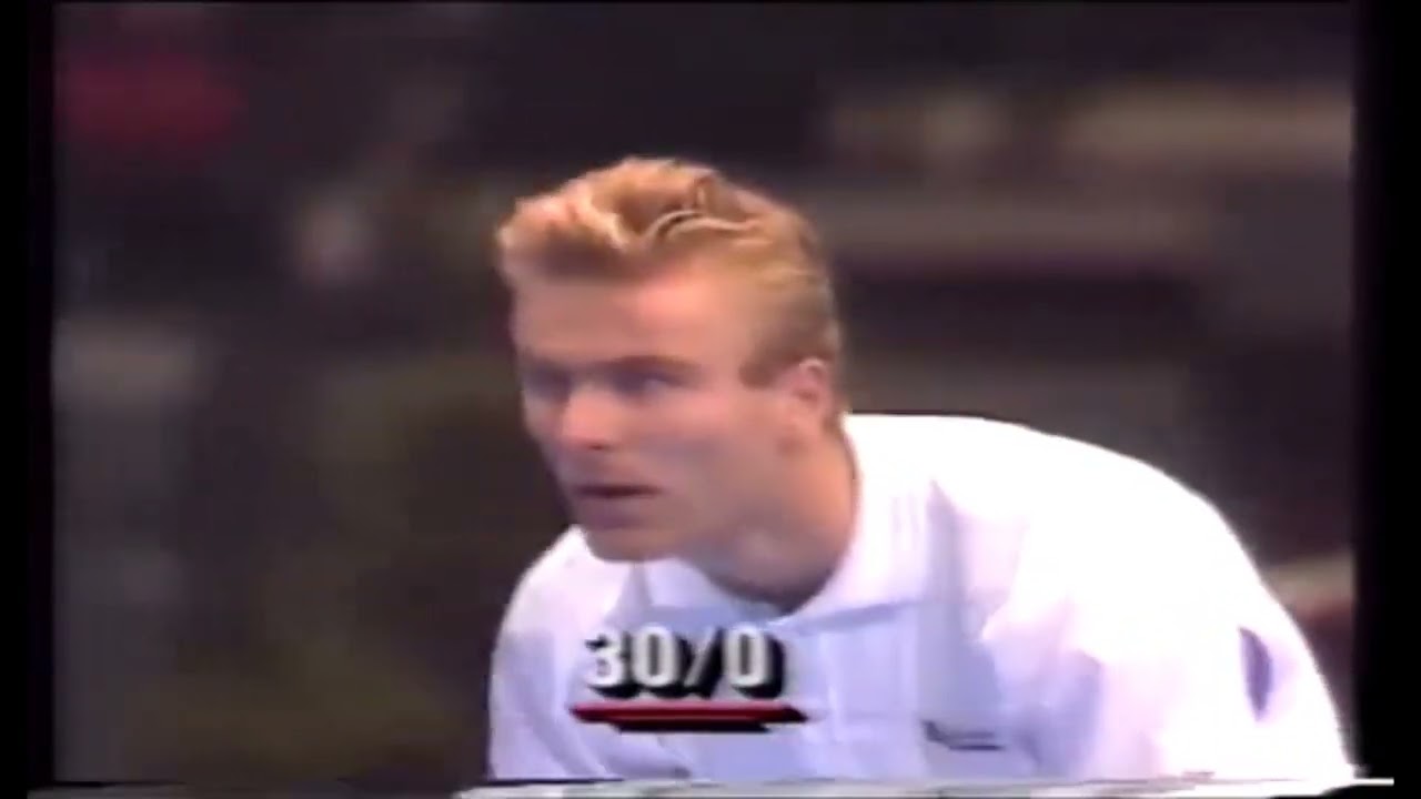Masters 1988 SF Becker vs Hlasek