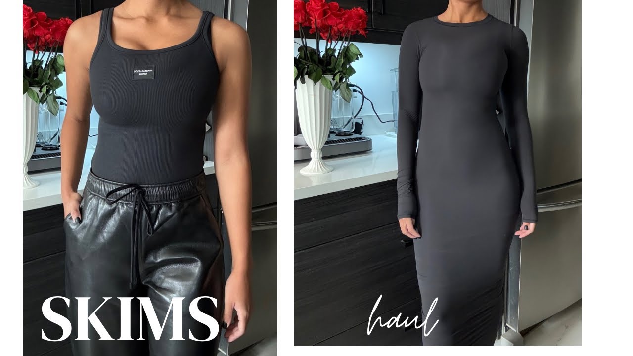 SKIMS TRY-ON HAUL FT. DOLCE & GABBANA ♥️