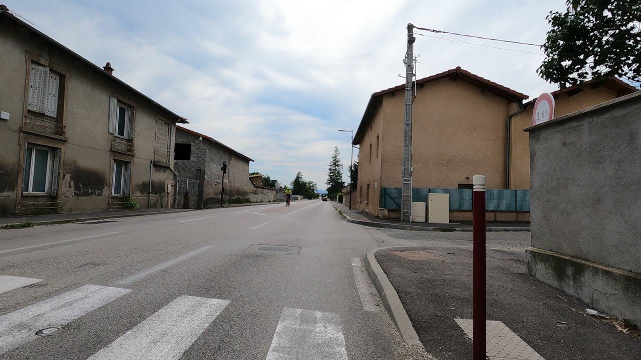 219 - Descente vers Vienne de Bonnefamille à Septème en vélo