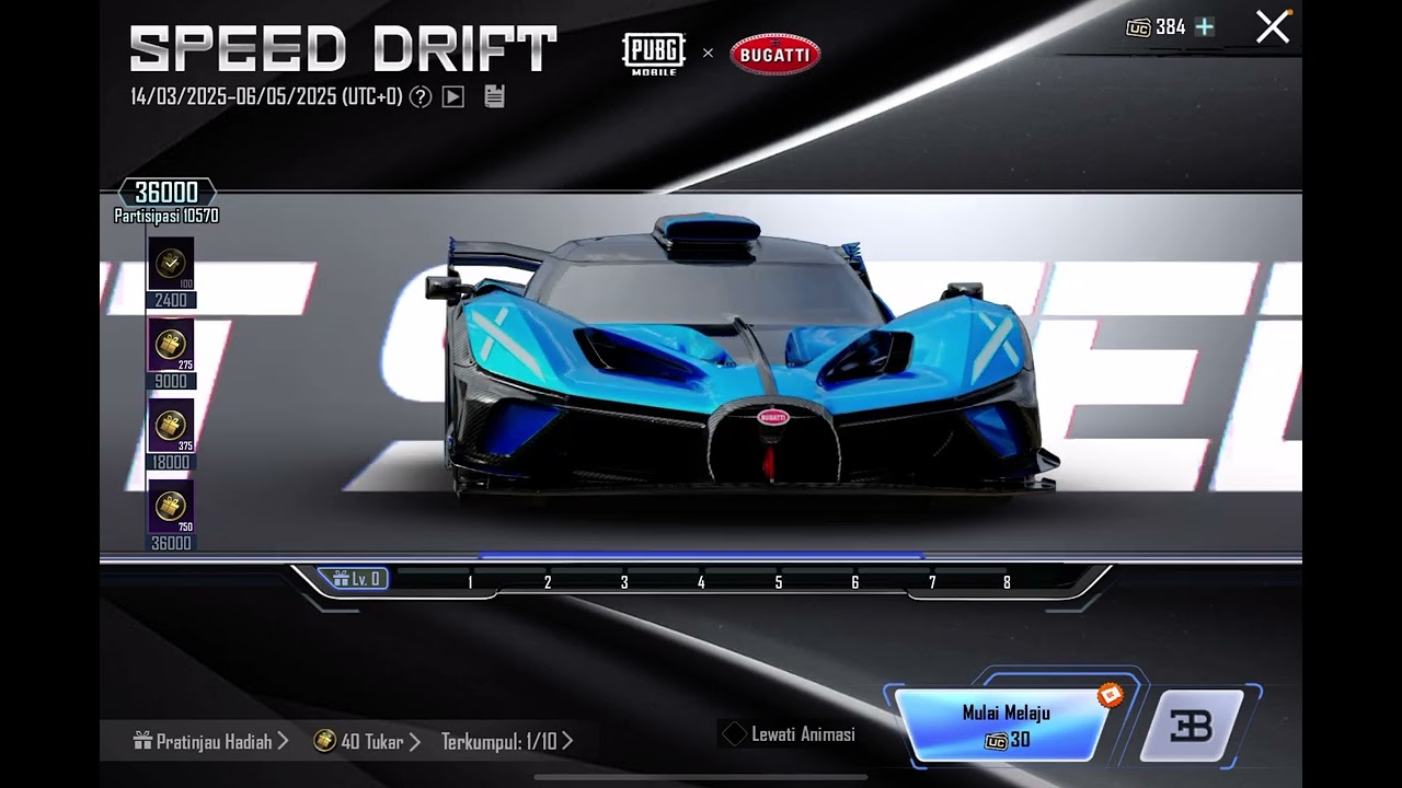 Gacha buggati 10,000 dapet 2 mobil 
