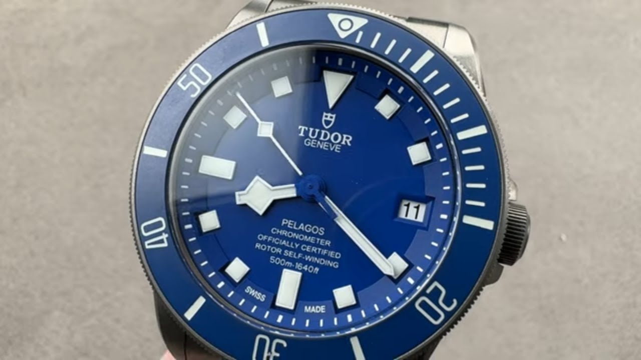 Tudor Pelagos Blue 25600TB-0001 — краткий обзор титановых часов TUDOR