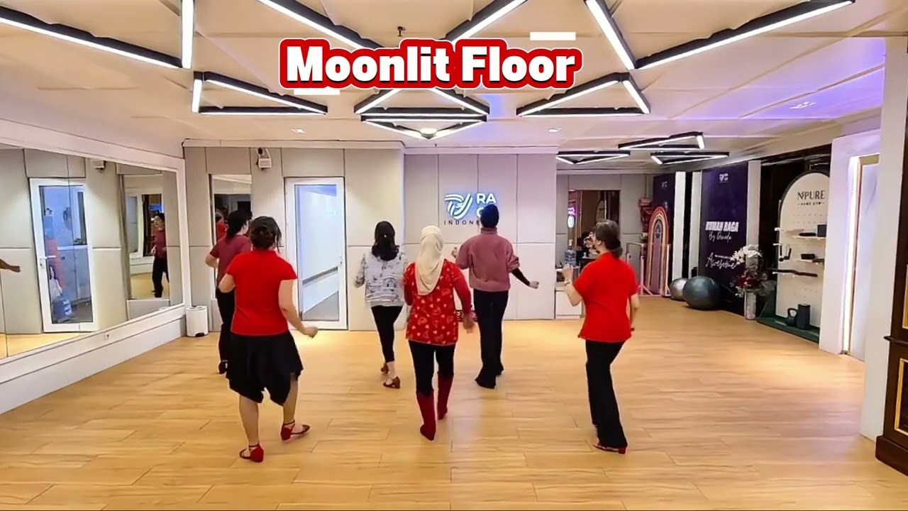 Moonlit Floor - Line Dance#Demo#Upik murbay & Students#Permata👠💃🇲🇨