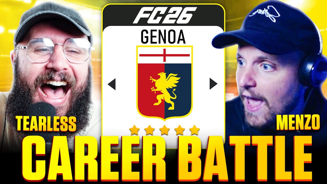 TRE STAGIONI PER RICOSTRUIRE UN GENOA IN CRISI NERA! OPERAZIONE RINASCITA CHALLENGE MENZO VS TEAR