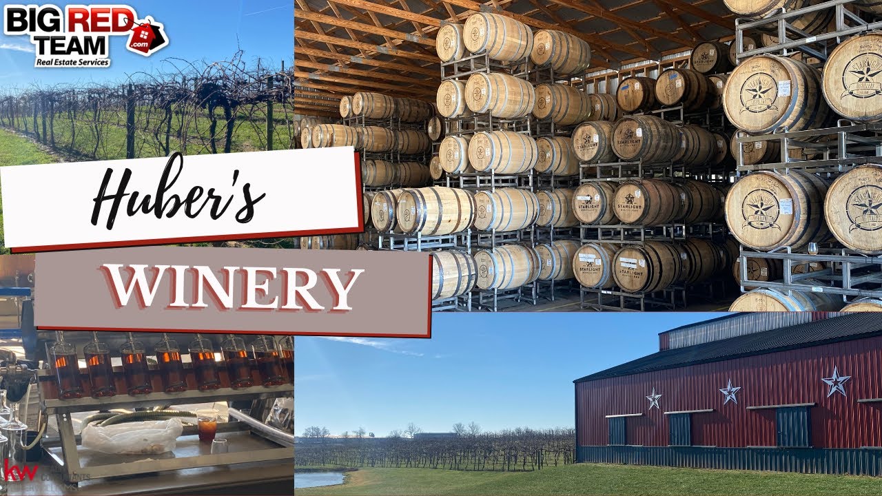 Behind the scenes tour of Huber's Winery in Starlight, Indiana