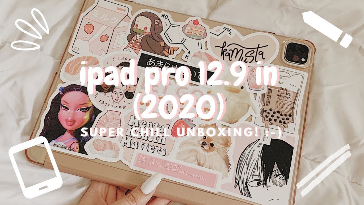 📦 UNBOXING ✂️ | 📱 IPAD PRO 2020 (4th Generation) 12.9 in + APPLE PENCIL 2 ✏️ (🍎 super CHILL 🍃)
