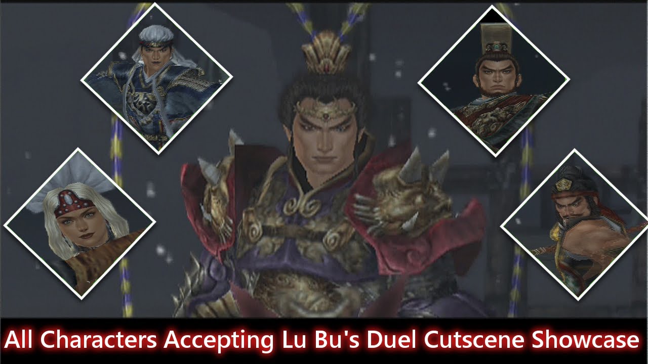Dynasty Warriors 4 - ALL CHARACTERS Accepting Lu Bu's Duel Cutscene Showcase + Gameplay #MusouMay