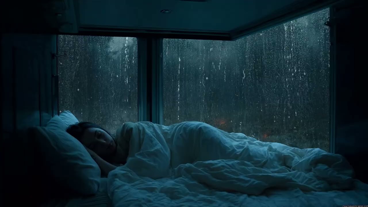 Rain & Thunder Sounds | Heavy Rain on Car Window for Deep Sleep & Stress Relief