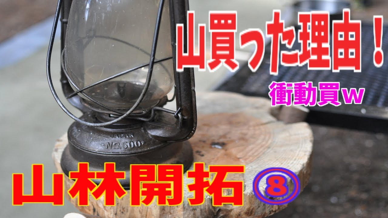 山林開拓⑧　山林を買った訳とは？　自作　キャンプ場ＤＩＹ