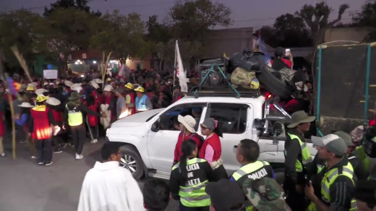 Peregrinos de San Antonio de los Cobres llegan a Campo Quijano Milagro 2025