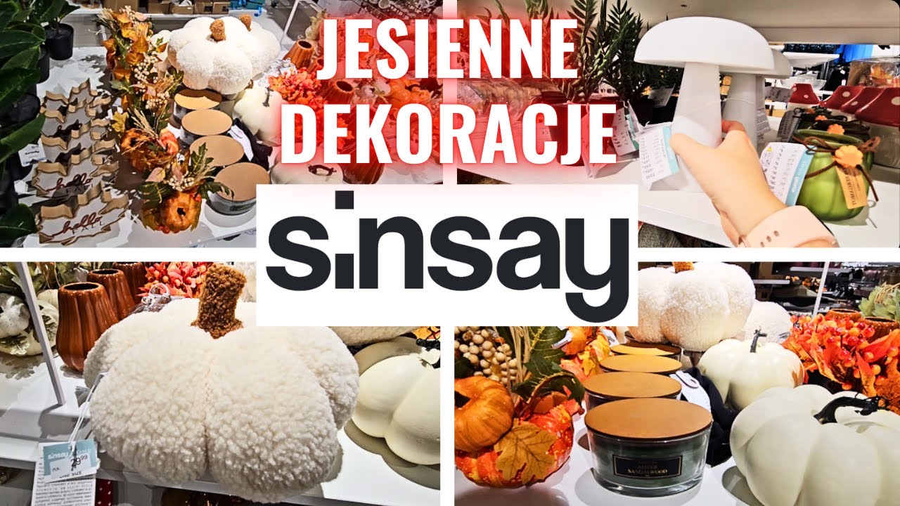 🍂NIESAMOWITE JESIENNE DEKORACJE W SINSAY! ZAINSPIRUJ SIĘ NA SEZON 2024 🍂