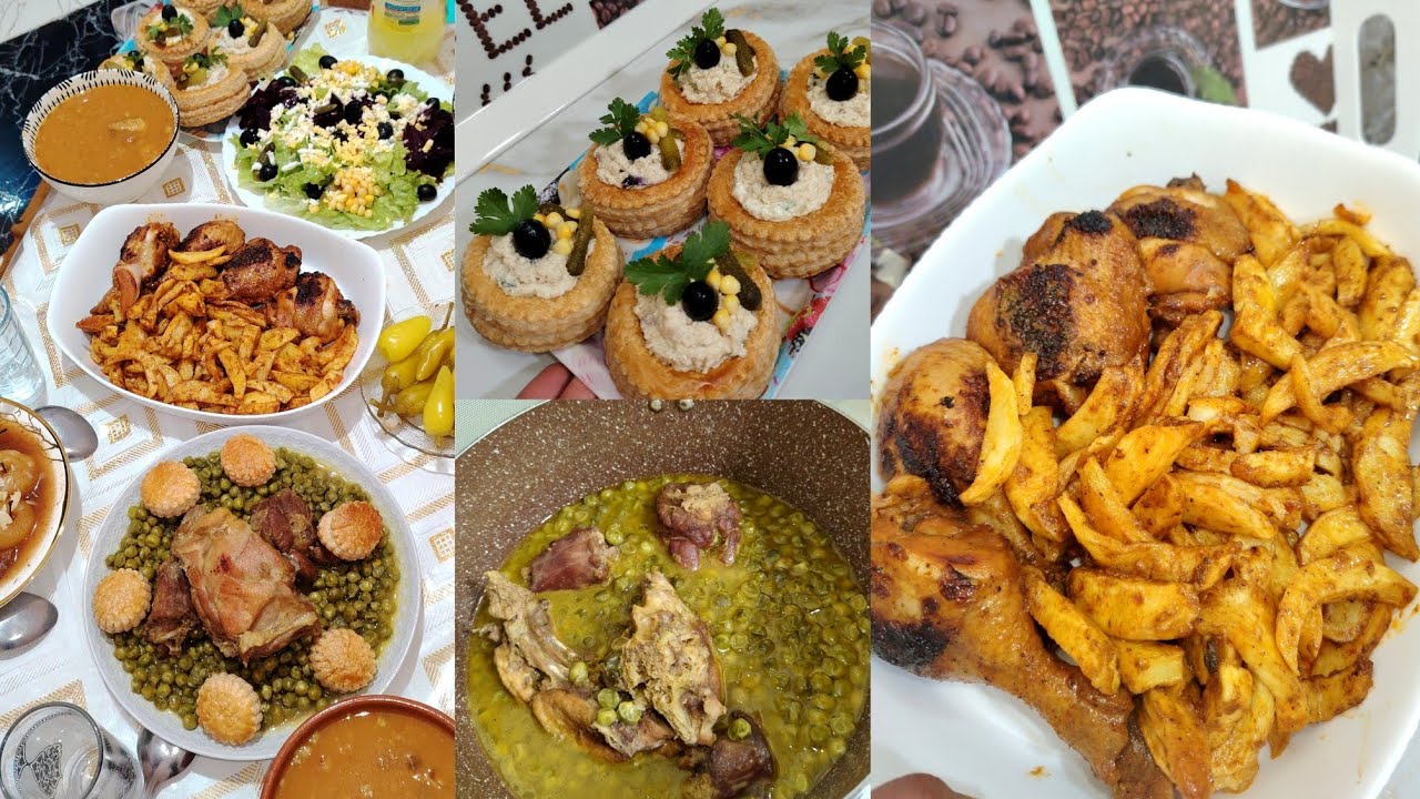 طاولة رمضان🌙 بدون إسراف ولا تبذير، بطاطا محمرة مع الجاج غير فلكوكوط بنتها هبال تاع البنة 