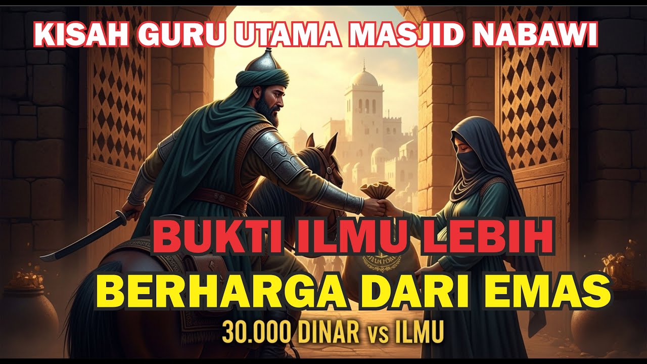 Kisah GURU UTAMA MASJID NABAWI | 30.000 Dinar yang Menjelma Menjadi Cahaya Peradaban Islam