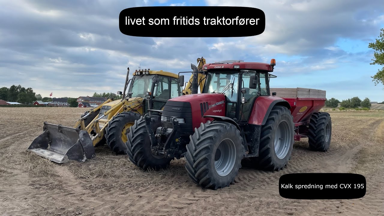 (Livet som fritids traktorfører) Kalk spredning del 2 (ny traktor!)