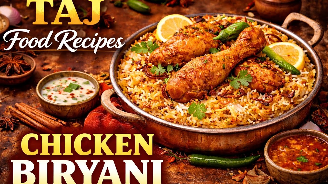 Chicken Biryani Restaurant Style Spicy Tasty perfect Chicken Biryani /Taj Food Recipes 