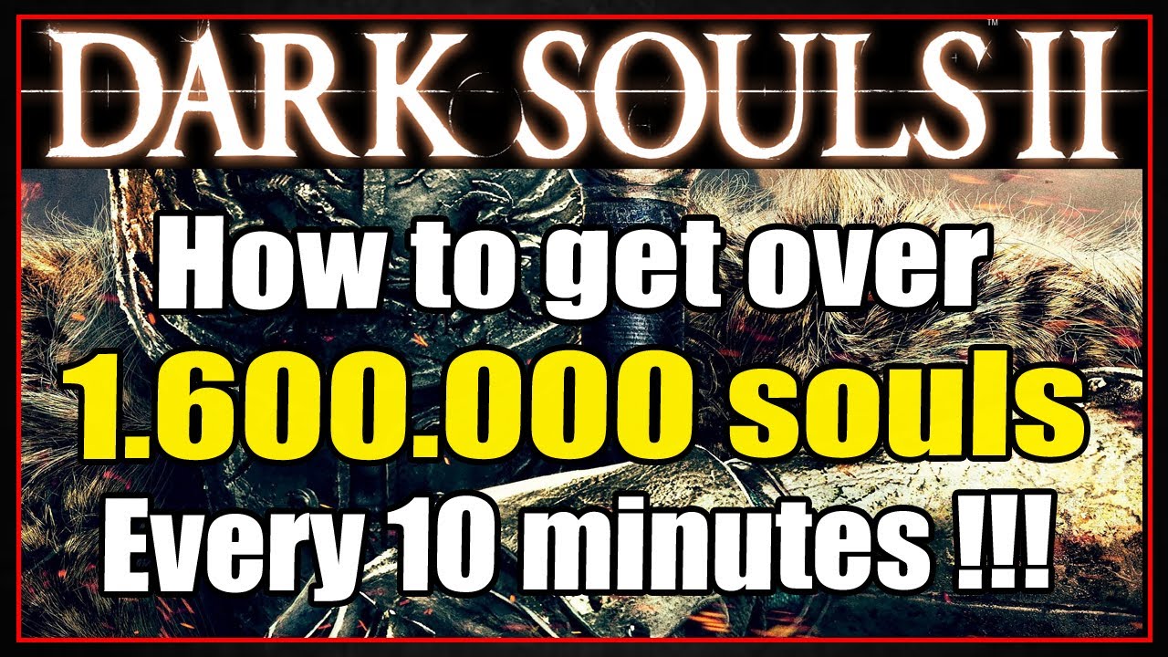 DARK SOULS 2 - INFINITE SOULS FARMING 1.600.000 SOULS + 6 "TWINKLING TITANITES" EVERY 10 MINUTES!!!