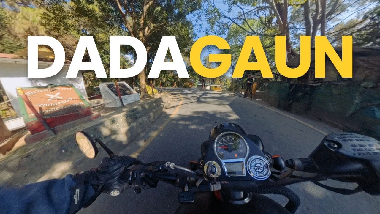 Royal Enfield Classic 350 le Dadagaun Conquer Garyo! ❤️ | Kathmandu Hidden Spot 2025