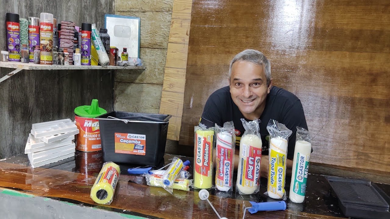 VAI PINTAR SUA CASA? SAIBA O ROLO CORRETO - TIPOS DE ROLOS DE PINTURA - ROLO DE LÃ OU ESPUMA?