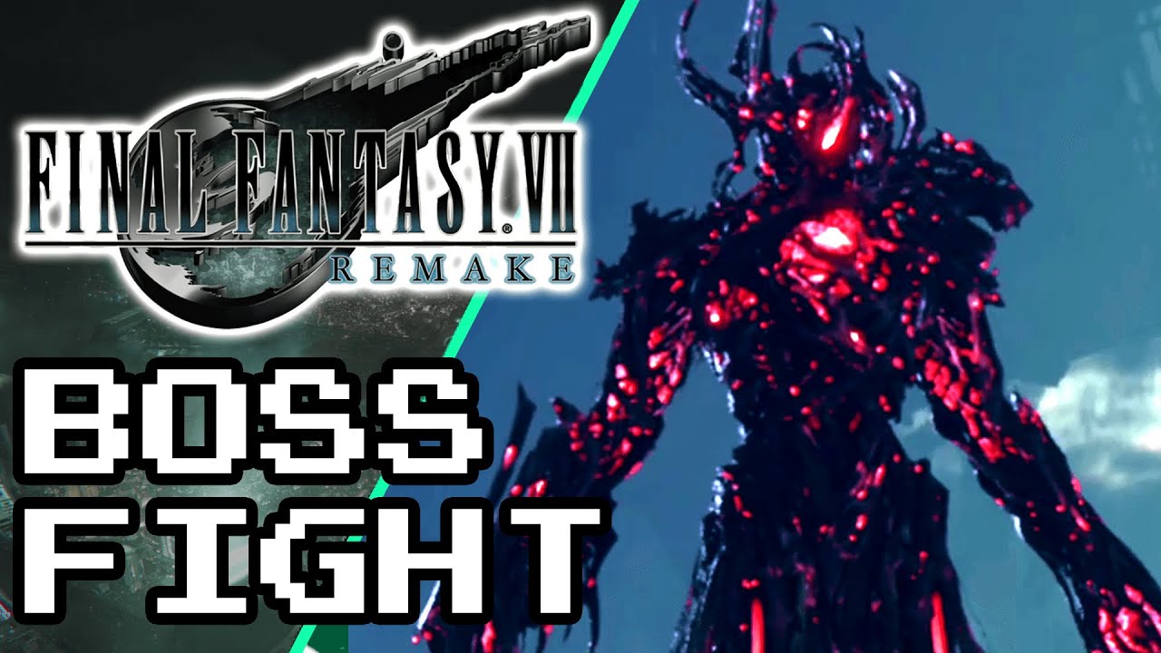 FINAL FANTASY 7 REMAKE - Whisper Harbinger --Rubrum, Croceo, & Viridi-- Boss Fight (Japanase)