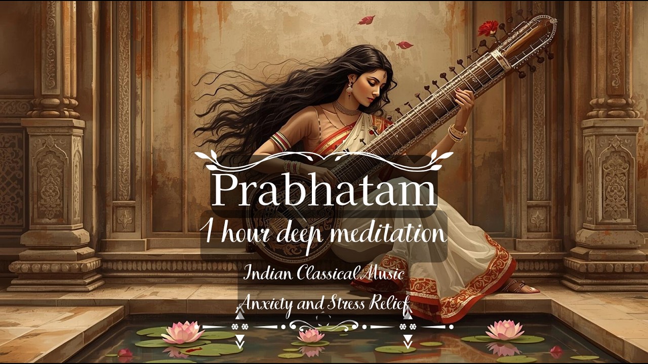 Prabhatam | 1 Hour Deep Meditation | Indian Classical Music | Calming echoes Live Stream
