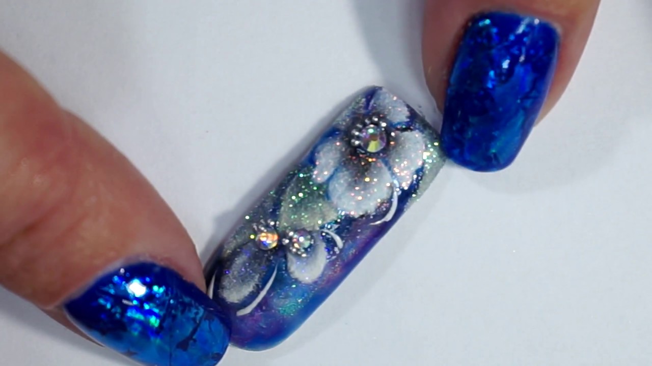 Китайская роспись ONE STROKE . Manicure 2018