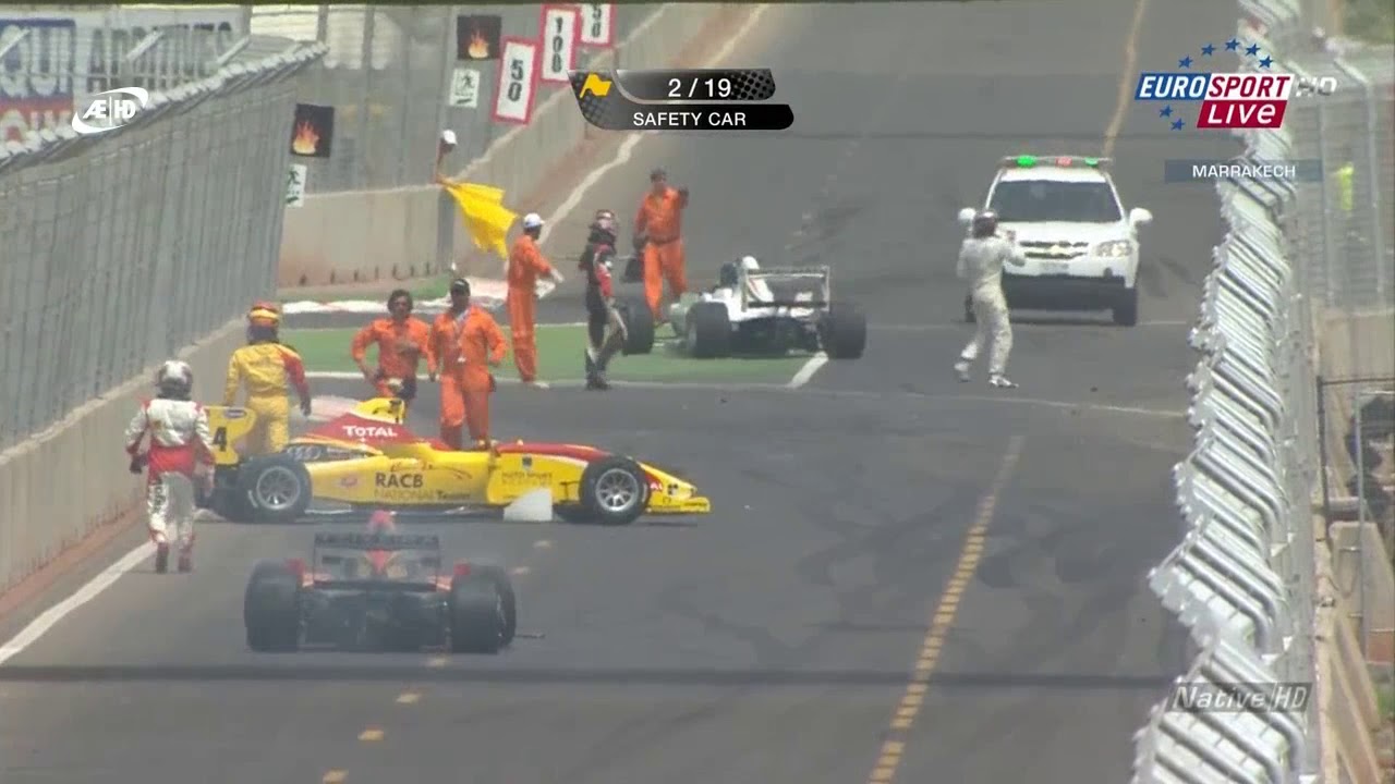 2010 Formula 2 @ Marrakech - Teixeira Huge Airborne Crash