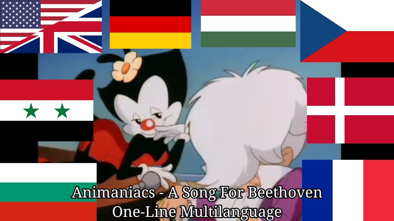 Animaniacs | A Song For Beethoven One-Line Multilanguage (10 languages)