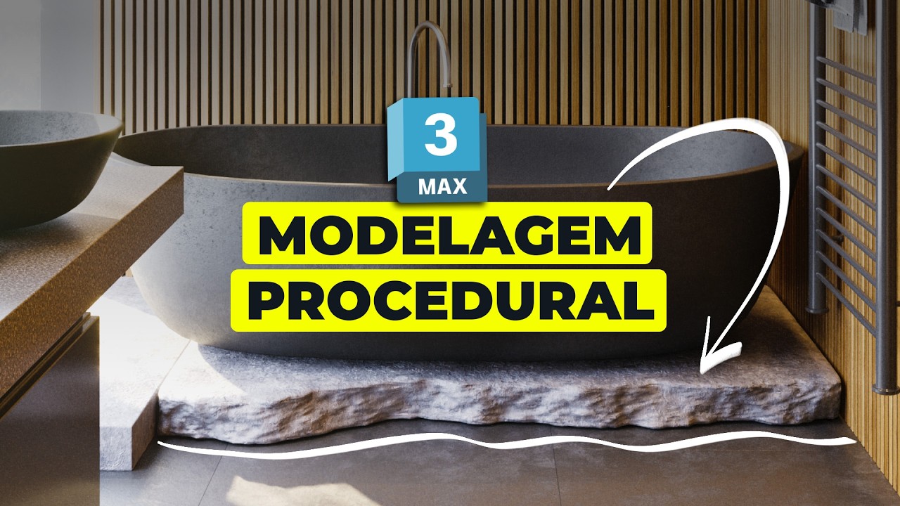 Modelagem orgânica Procedural no 3ds MAX: tutorial completo