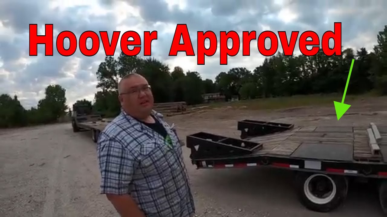 Pick up new Trailer and modifying the C8500 dump truck to pull it #hooverapproved