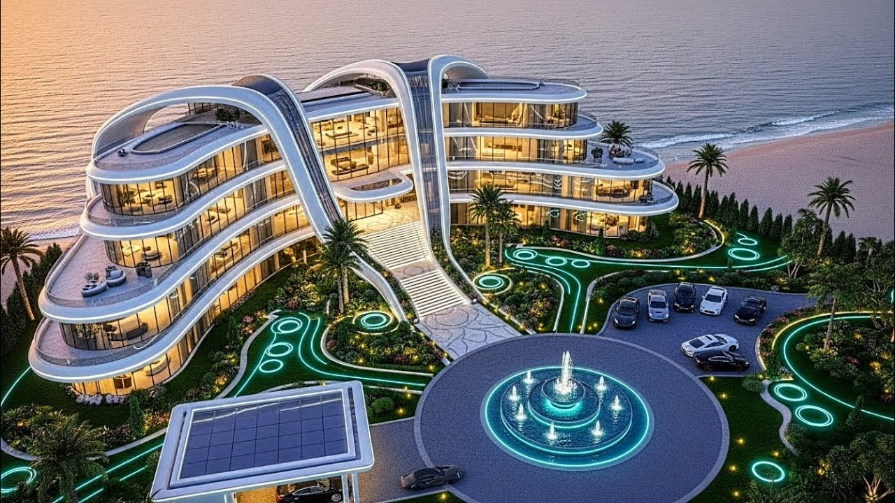 Inside the $500 Million Futuristic Mansion Built for future!#AIMansion#FuturisticHouse#LuxuryLiving