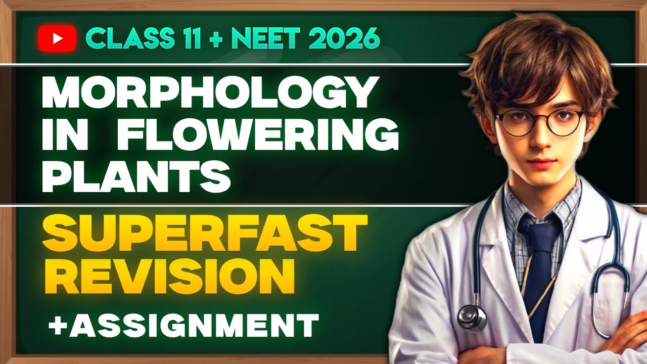 Morphology in Flowering Plants SUPERFAST Revision | Biology Revision for NEET 2026/2027