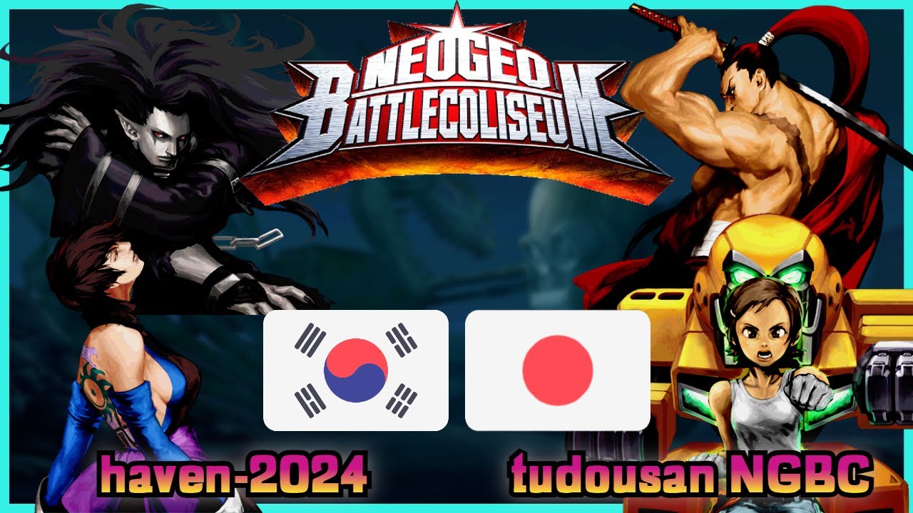 NeoGeo Battle Coliseum || haven-2024 🇰🇷 VS 🇯🇵 tudousan NGBC || FLYCAST FIGHTACDE 2
