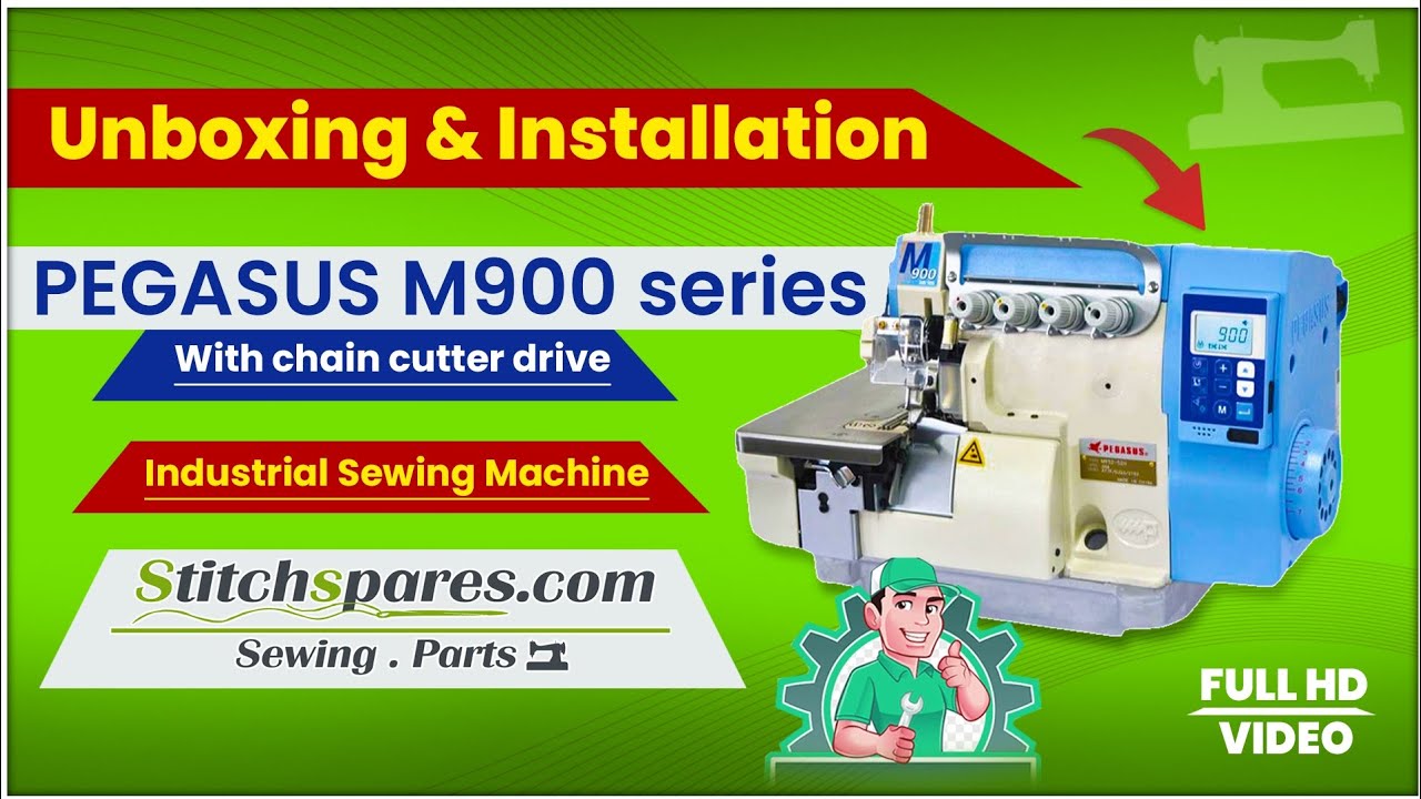 Pegasus M900 Series | Installation Video | Stitchspares