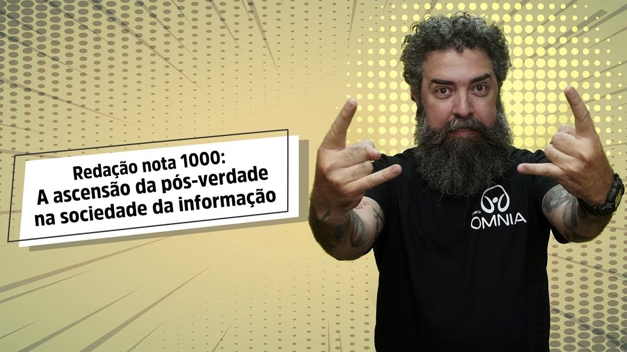 REDA&Ccedil;&Atilde;O NOTA 1000 | A ascens&atilde;o da p&oacute;s-verdade na sociedade da informa&ccedil;&atilde;o - Brasil Escola