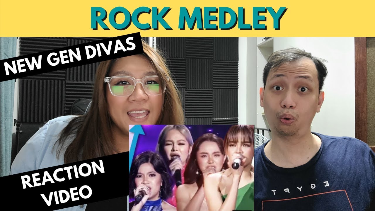NEW GEN DIVAS | ROCK MEDLEY | REACTION VIDEO | MUSICAL DIRECTOR AND VOCAL COACH REACTS