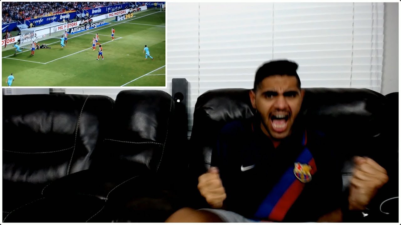 ردة فعلي على ( برشلونة ضد اتلتيكو مدريد ) - مباراة نارية 😍🔥 !!!