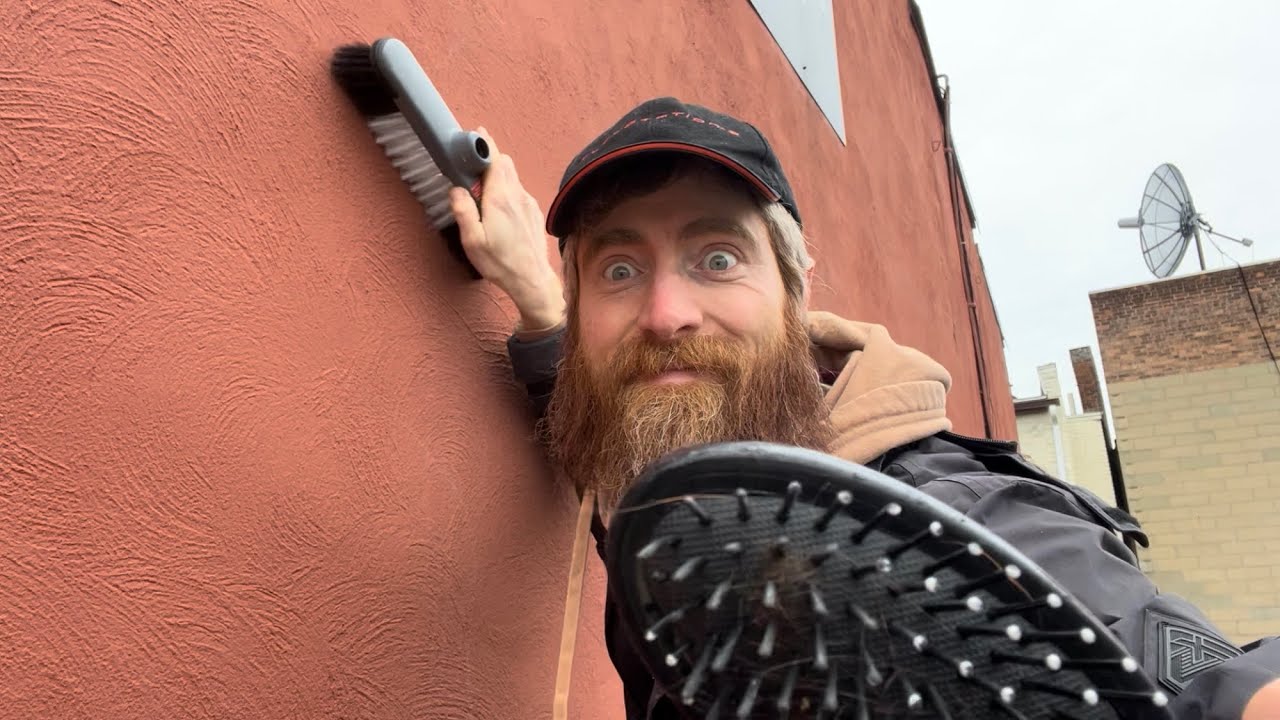 ASMR🏢Brushing Buildings Downtown🏛️Fast Aggressive Lofi Random🏢