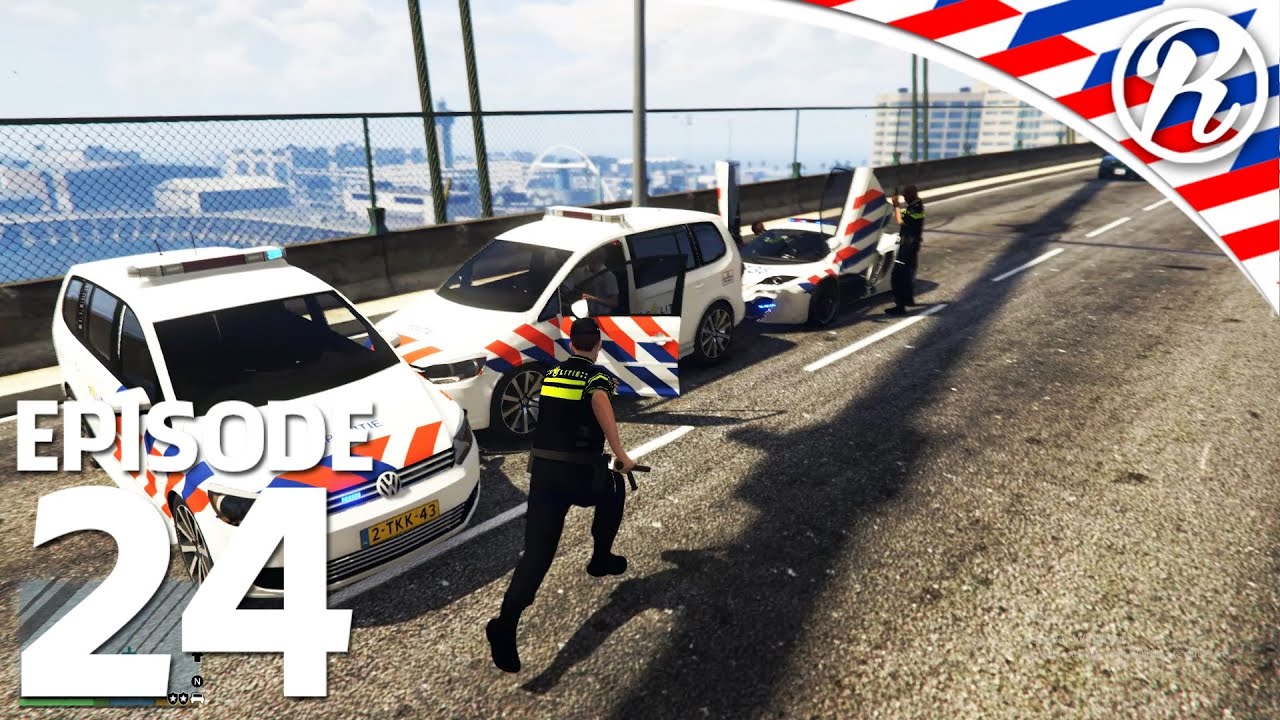[GTA5] GESTOLEN POLITIE AUTO ACHTERVOLGING!! - Royalistiq | Nederlandse Politie #24 (LSPDFR 0.31)