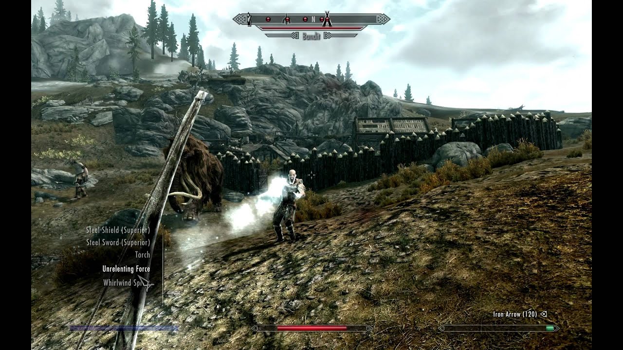 Skyrim EPIC BATTLE!
