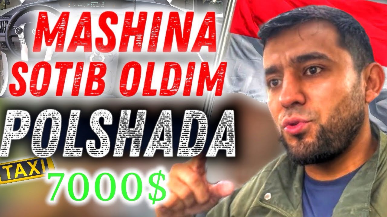 Warszawa TAXI  7000$ MASHINA SOTIB OLDIM 🏎️🇵🇱🇺🇿