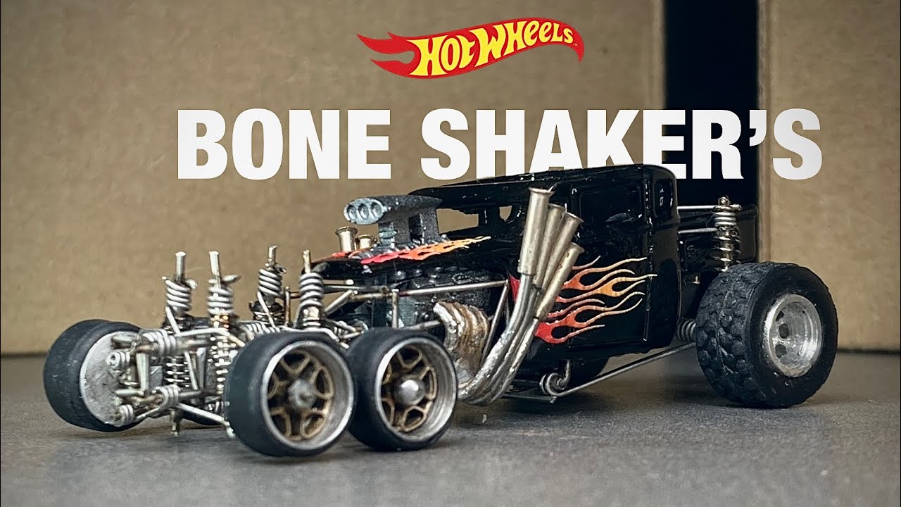 Six Wheelers Bone Shaker’s Custom Hotwheels