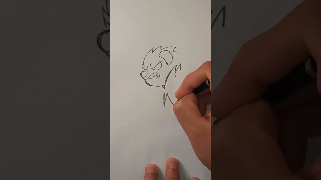 COMO DESENHAR O POK&Eacute;MON PANGORO #PANGORO #POK&Eacute;MON