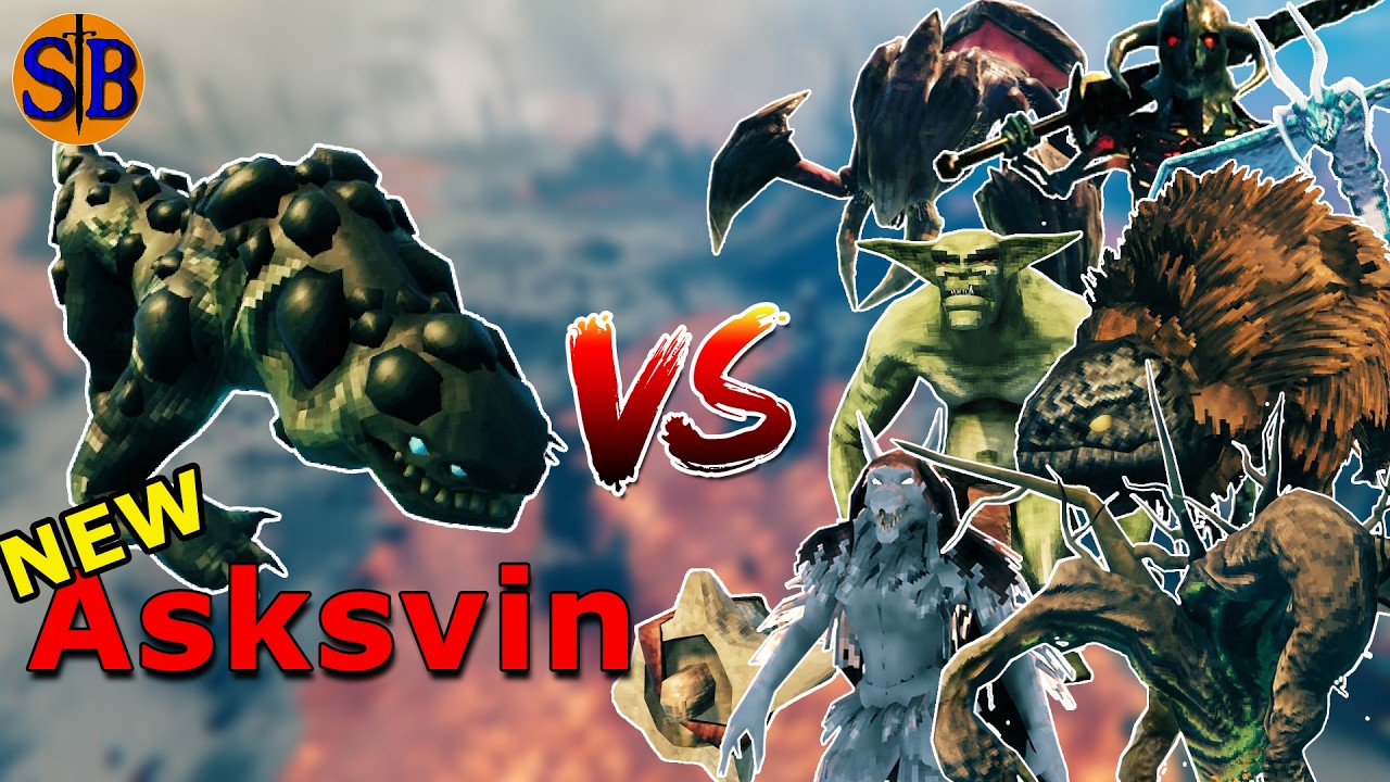 Asksvin vs Every Mobs | Valheim Mob Battle
