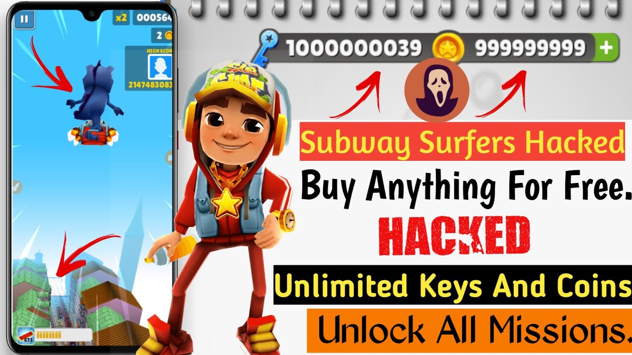 Взлом Subway Surfers | Как взломать Subway Surfers | Взлом Subway Surfers от Kaise Karen 2020
