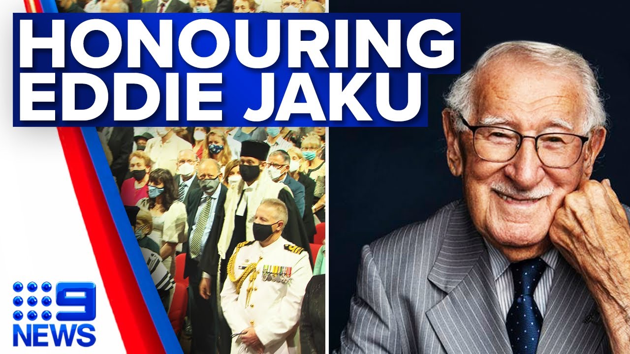 ‘Happiest man on earth’ Eddie Jaku farewelled at state funeral | 9 News Australia