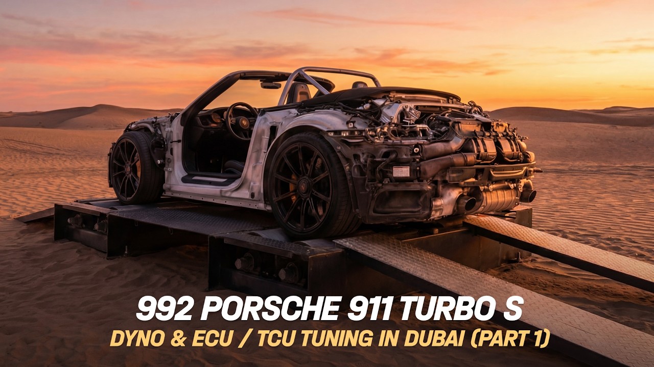 992 Porsche 911 Turbo S — Dyno & ECU / TCU Tuning in Dubai  (Part 1)